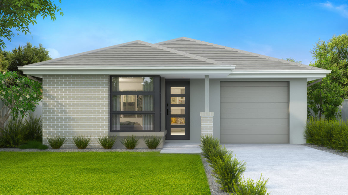 Avoca Facade single Storey Single Garage