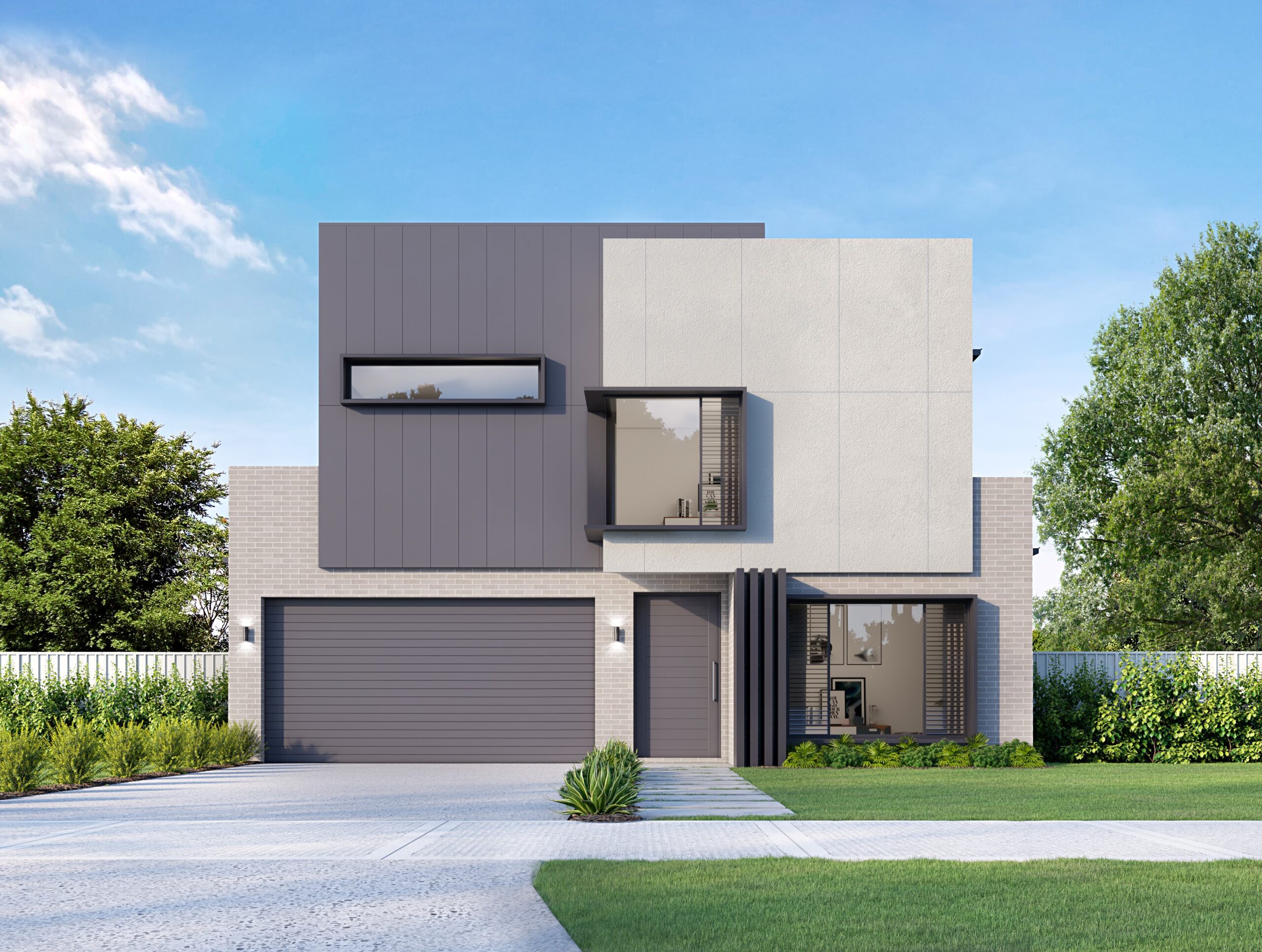 Reed Facade (2 Stry) Double Garage