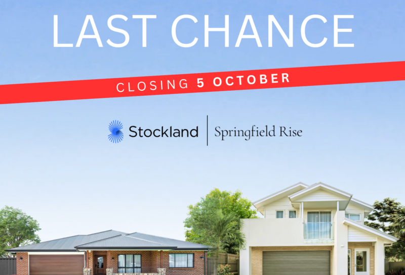 Last Chance to Visit Our Springfield Rise, Spring Mountain Display Home